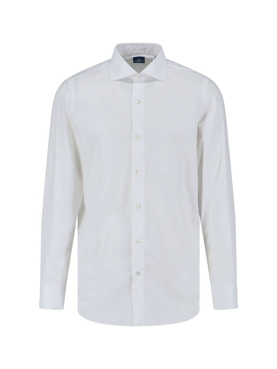 Finamore Zante 100% Cotton shirt in white