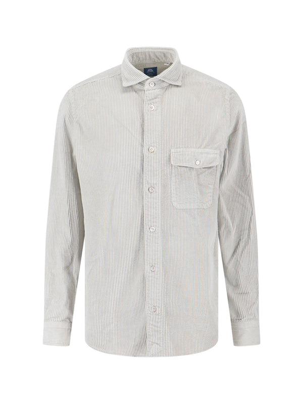Finamore Salinat 100% Cotton shirt in gray