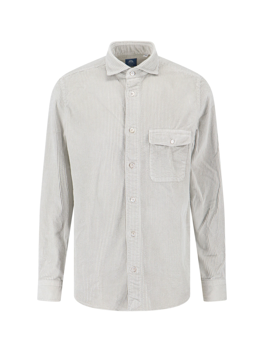 Finamore Salinat 100% Cotton shirt in gray