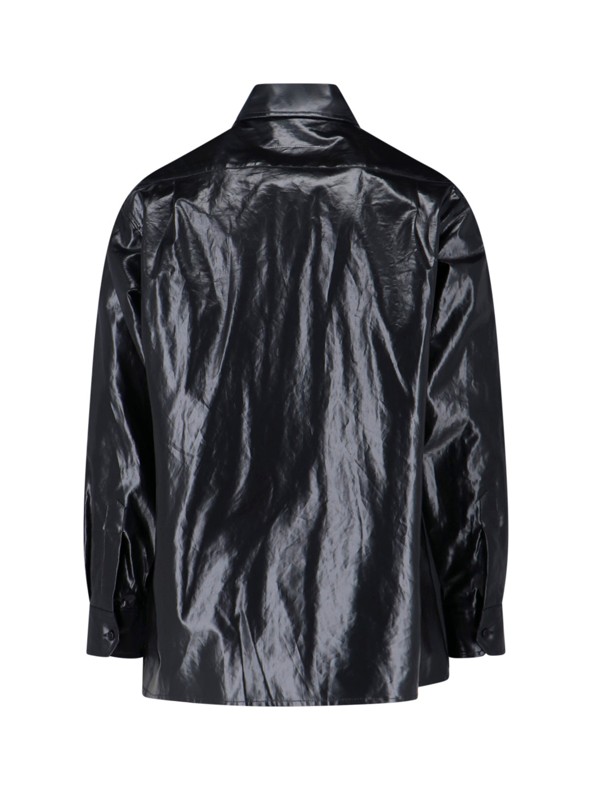 Mm6 Maison Margiela Shirts Black Linen