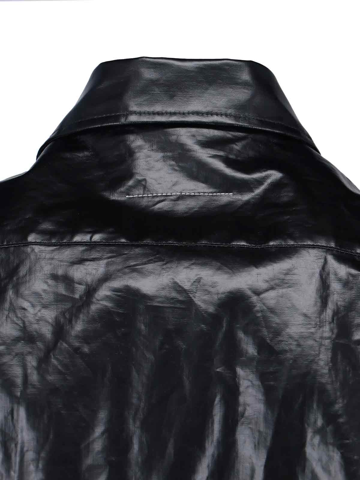 Mm6 Maison Margiela Shirts Black Linen