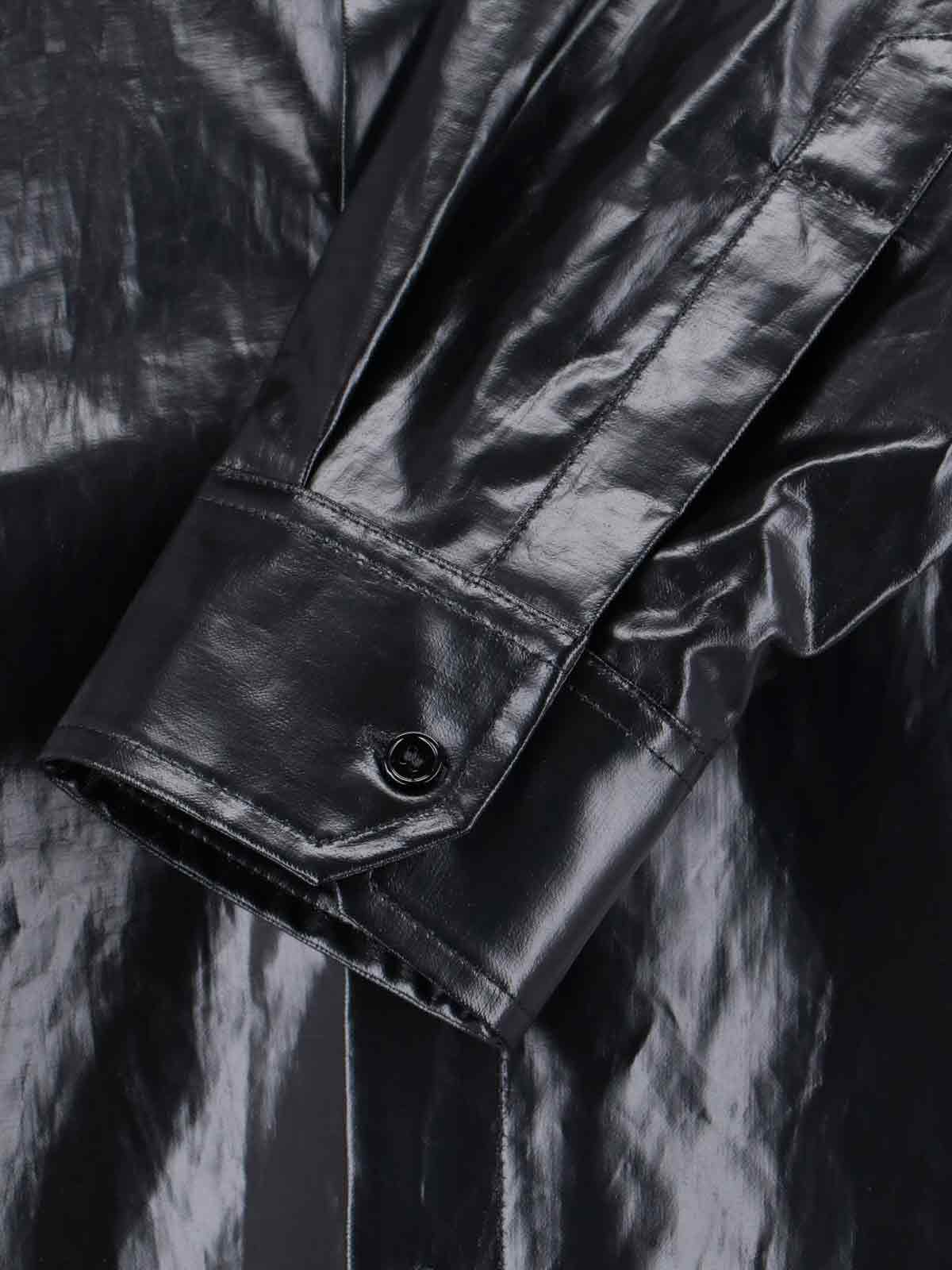Mm6 Maison Margiela Shirts Black Linen