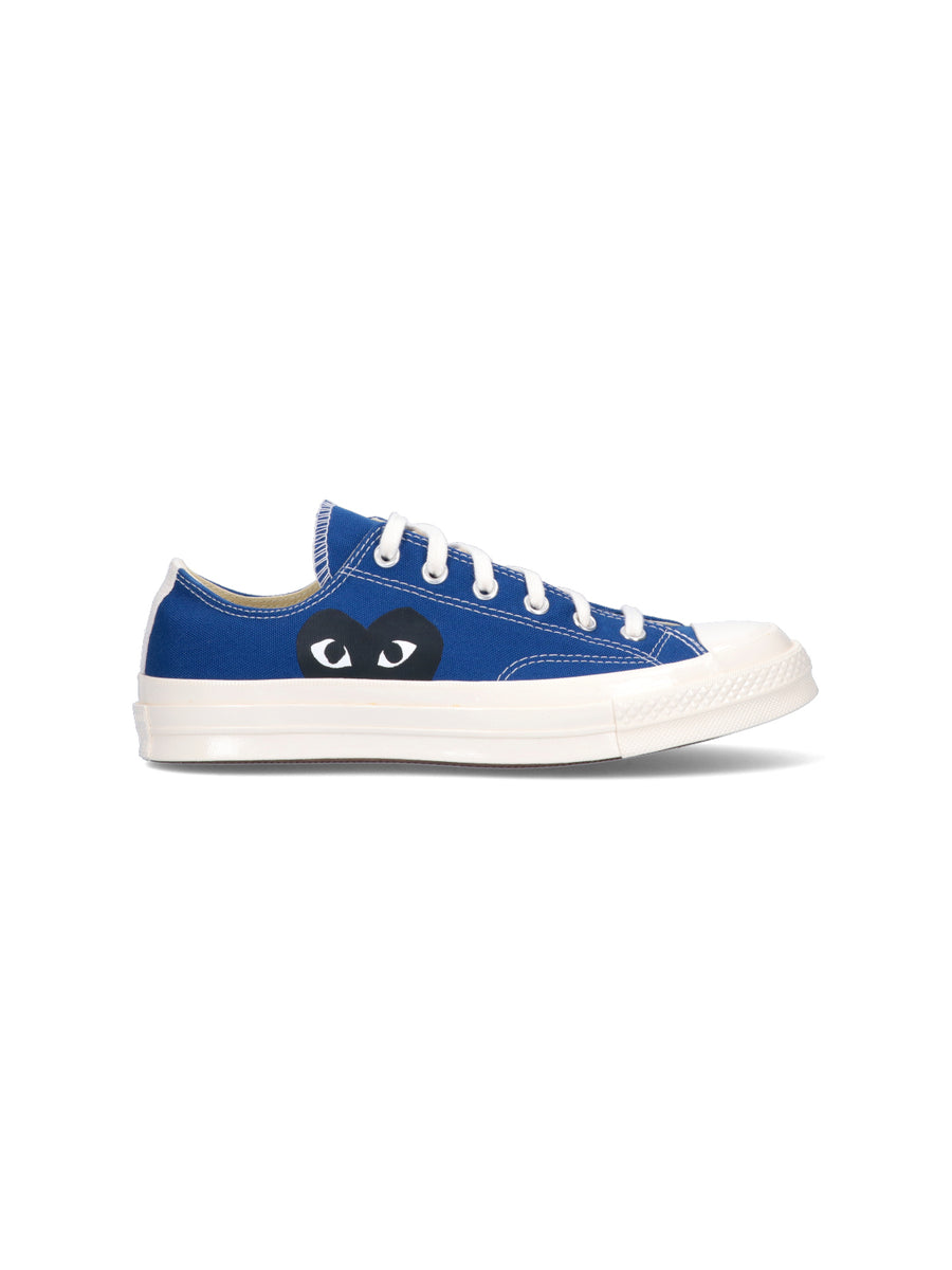 Comme Des Garcons Play 100% Cotton sneakers in blue