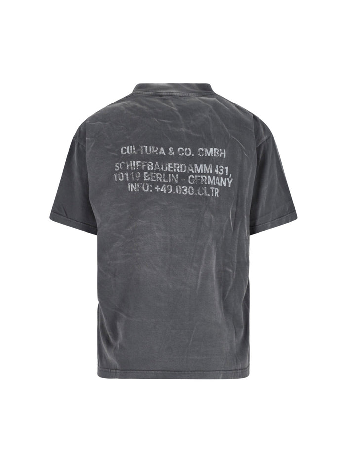 Cultura T-Shirts And Polos Grey Cotton