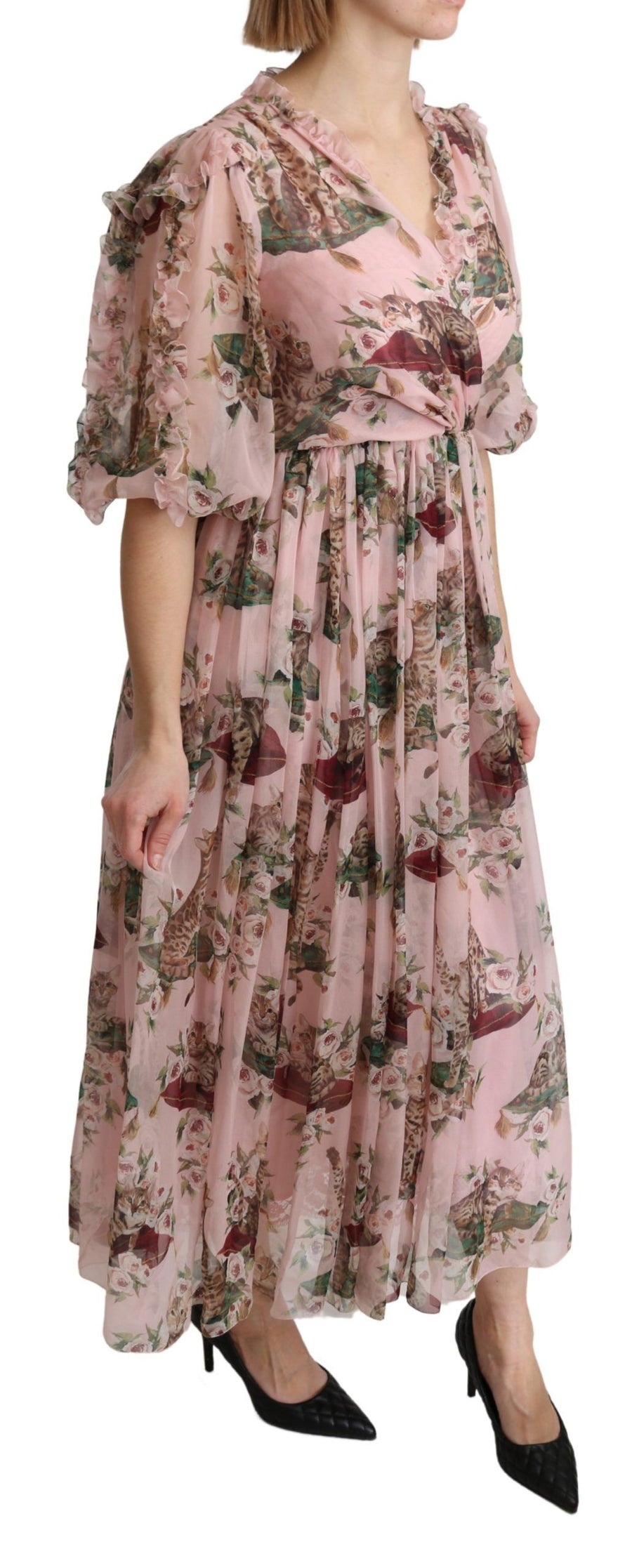 Dolce & Gabbana 100% Silk dress in pink