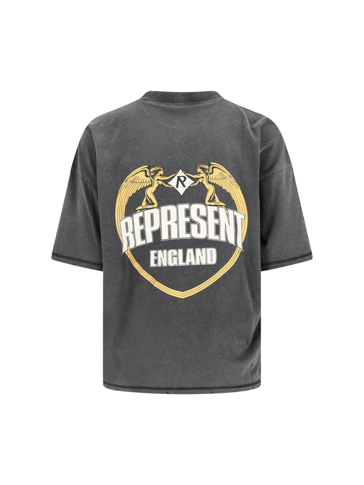 Represent T-Shirts And Polos Grey Cotton