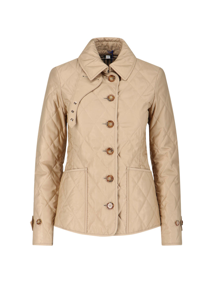 Burberry Jackets Beige Polyester