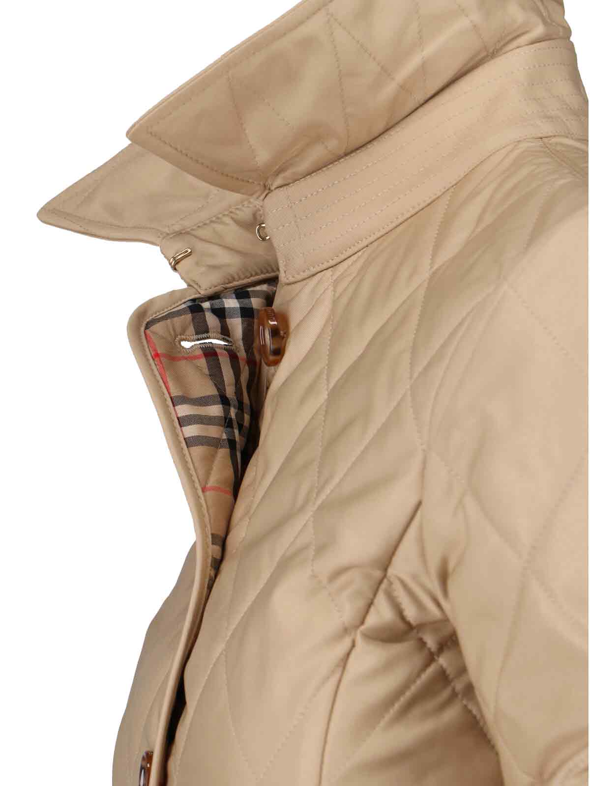 Burberry Jackets Beige Polyester