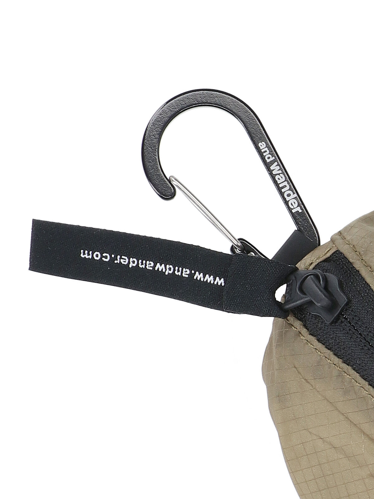 And Wander Accessories Brown Nylon
