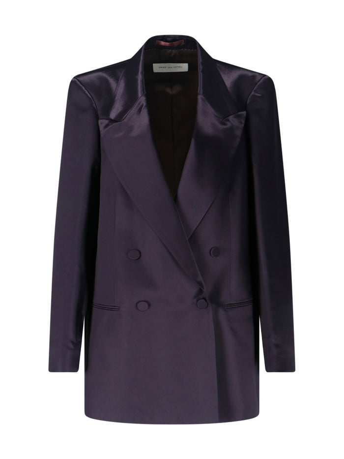 Dries Van Noten Jackets Violet Viscose