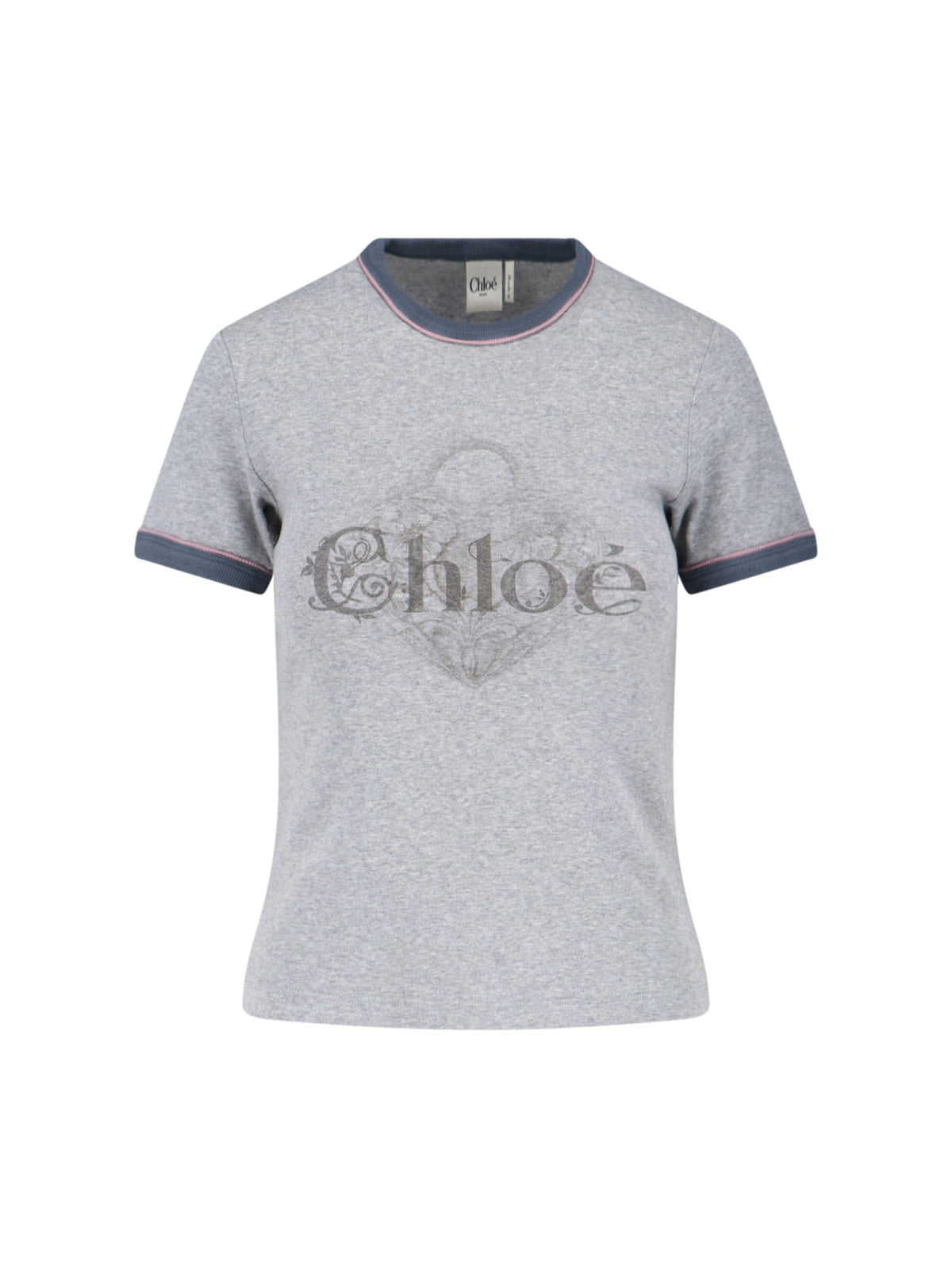 Chloè T-shirts and Polos Grey Cotton