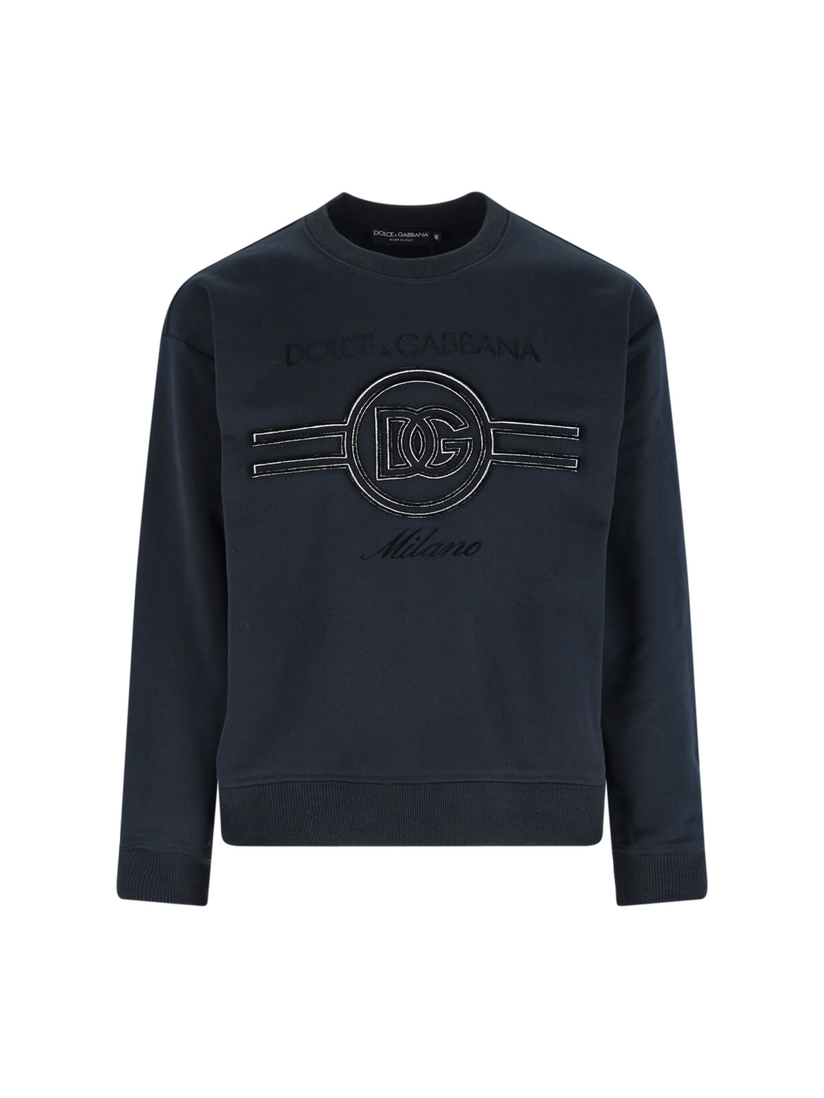 Dolce & Gabbana Sweaters Blue Cotton