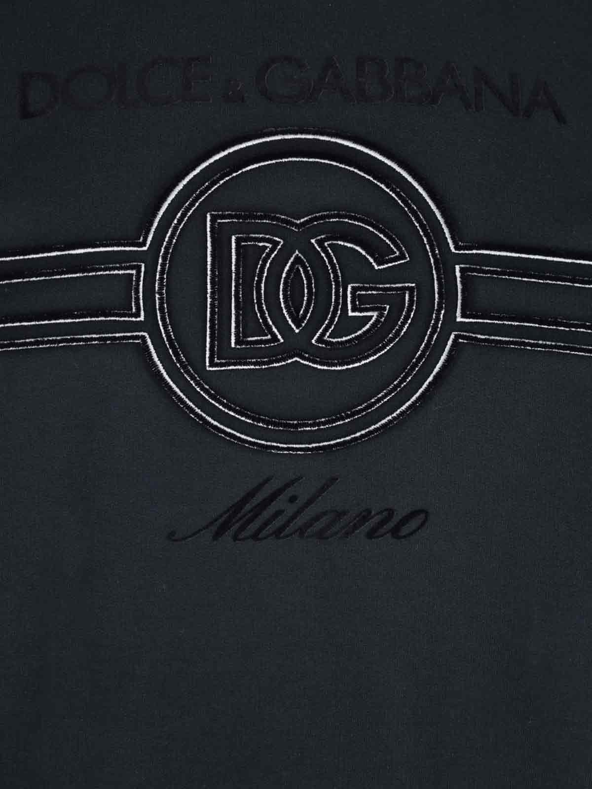 Dolce & Gabbana Sweaters Blue Cotton