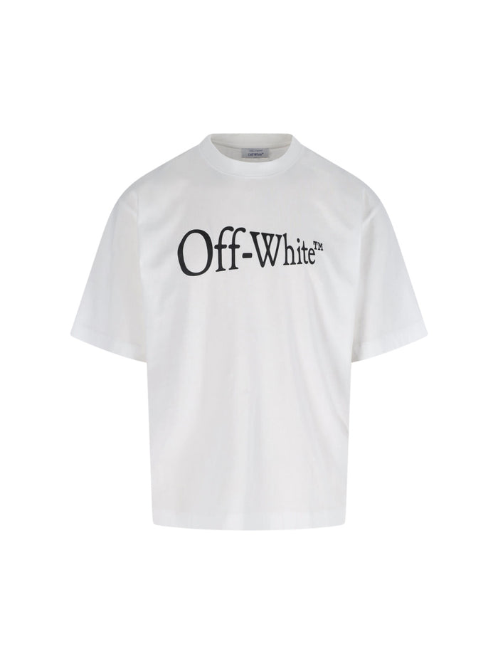 Off-White T-shirts and Polos White Fabric: Cotton