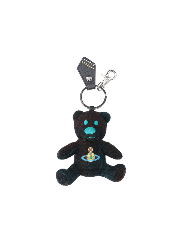 Vivienne Westwood 100% wool key case in black
