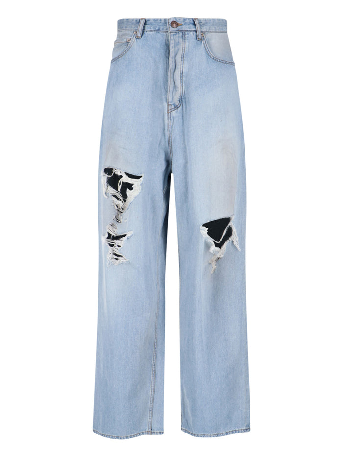 Balenciaga Jeans Blue Cotton
