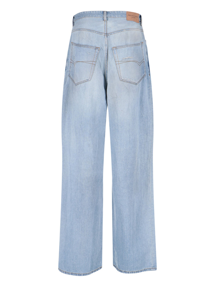 Balenciaga Jeans Blue Cotton