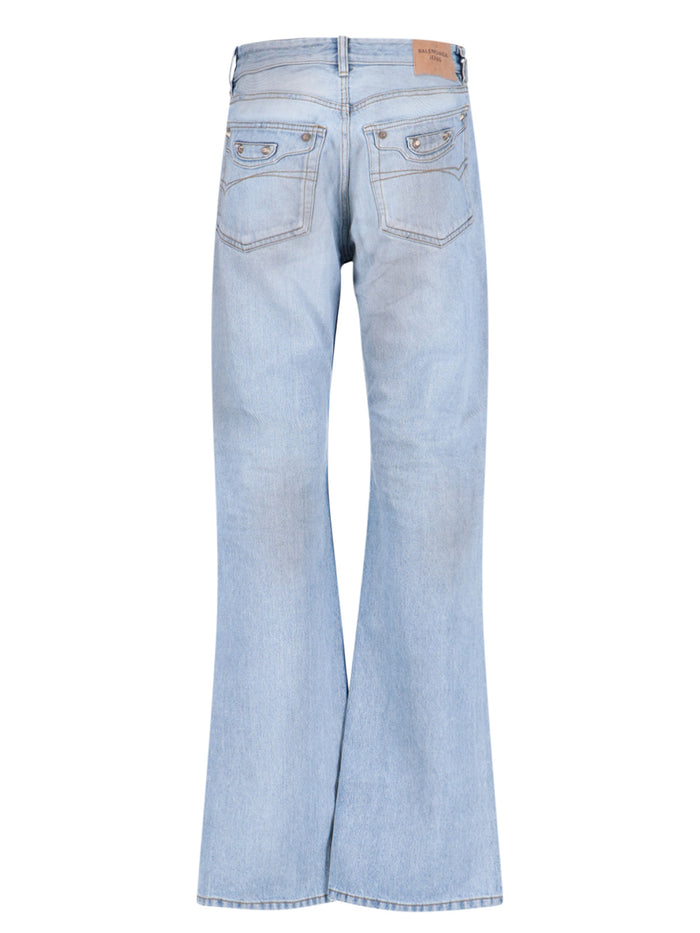 Balenciaga Jeans Blue Cotton