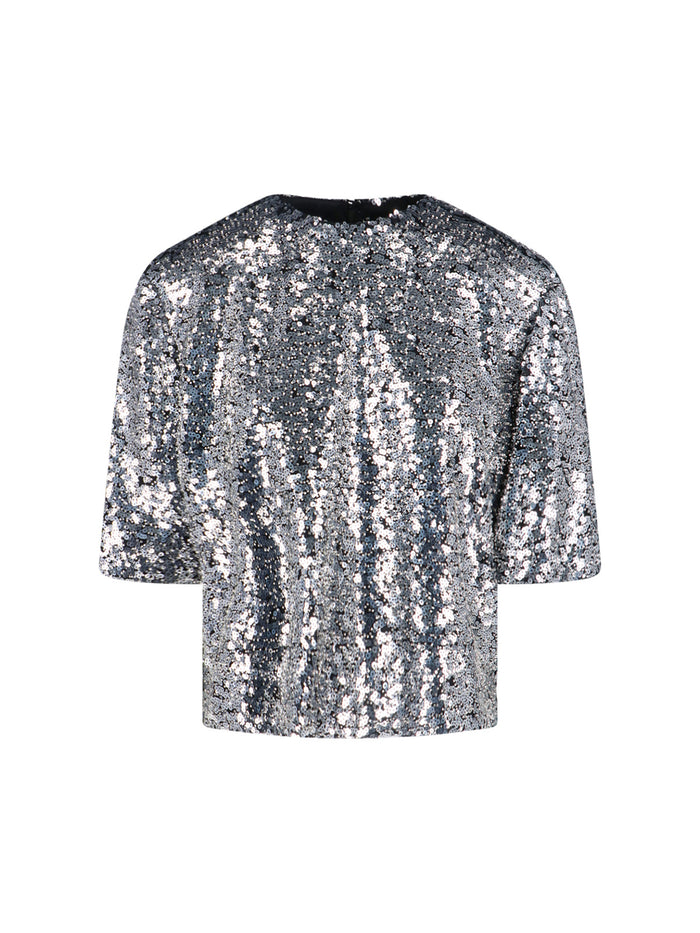 Isabel Marant Top Silver Polyester
