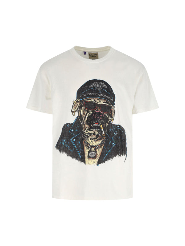 Gallery Dept 100% Cotton t-shirt in white