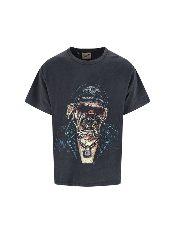 Gallery Dept 100% Cotton t-shirt in black