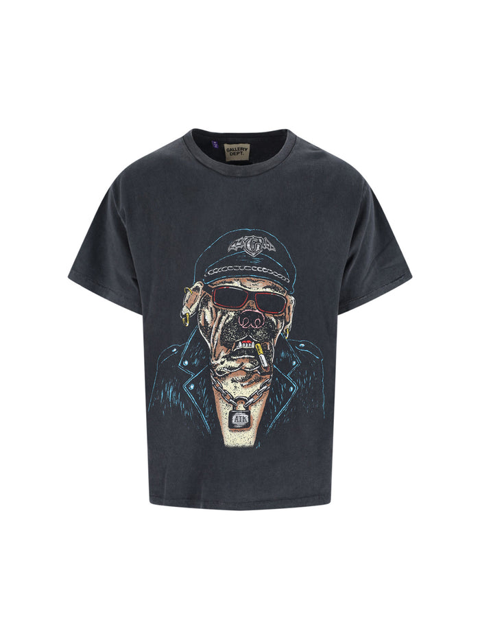 GALLERY DEPT T-shirts and Polos Black Cotton
