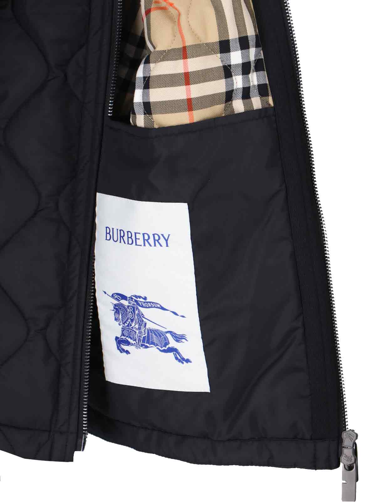 Burberry Jackets Black Polyamide
