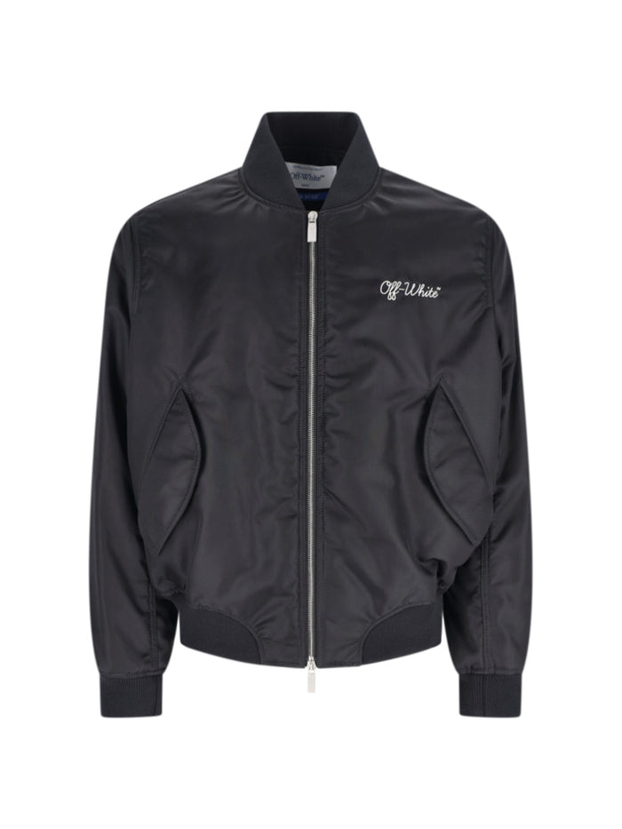 Off-White Jackets Black Body Lining: Viscose