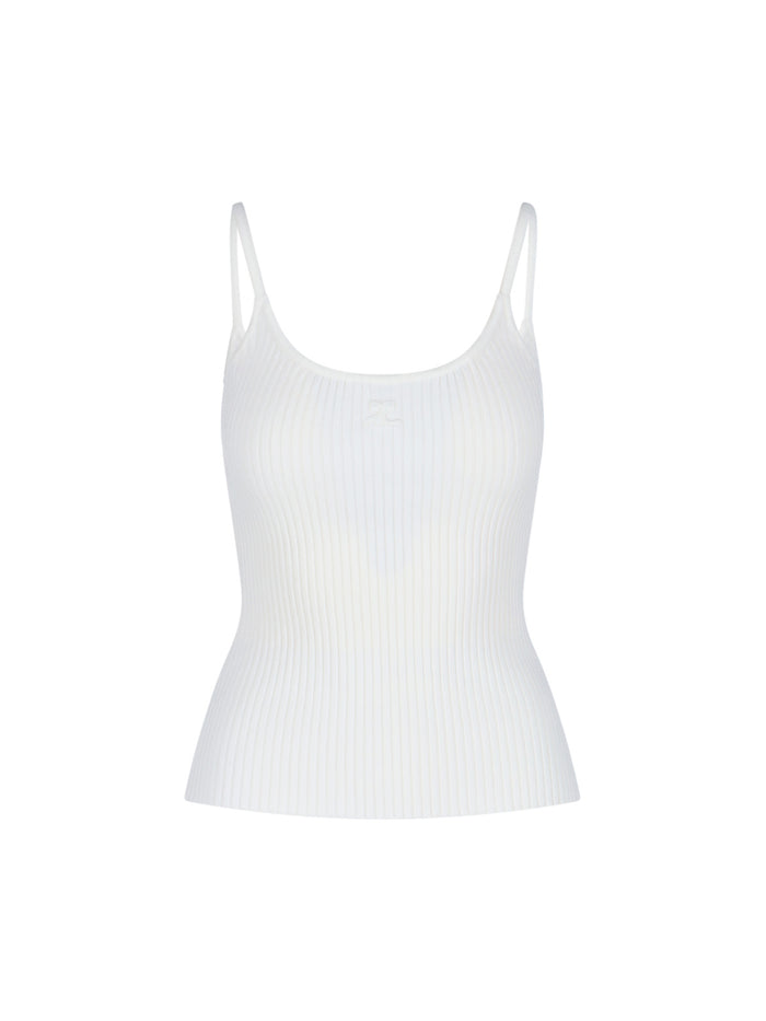 Courrèges Top White Viscose
