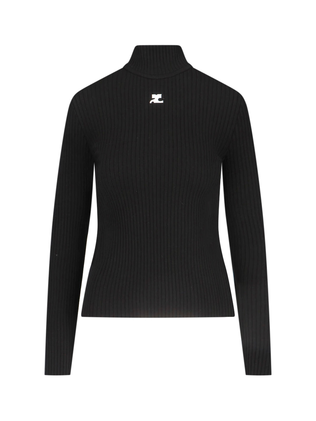 Courrèges Sweaters Black Viscose