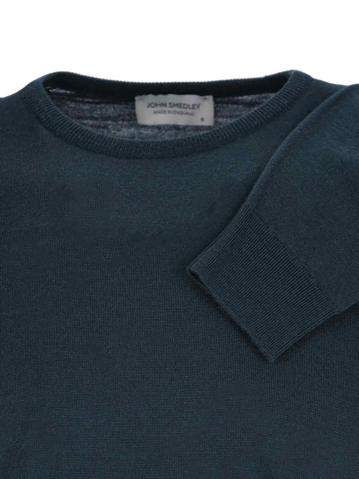 John Smedley Sweaters Green Extrafine Merino Wool