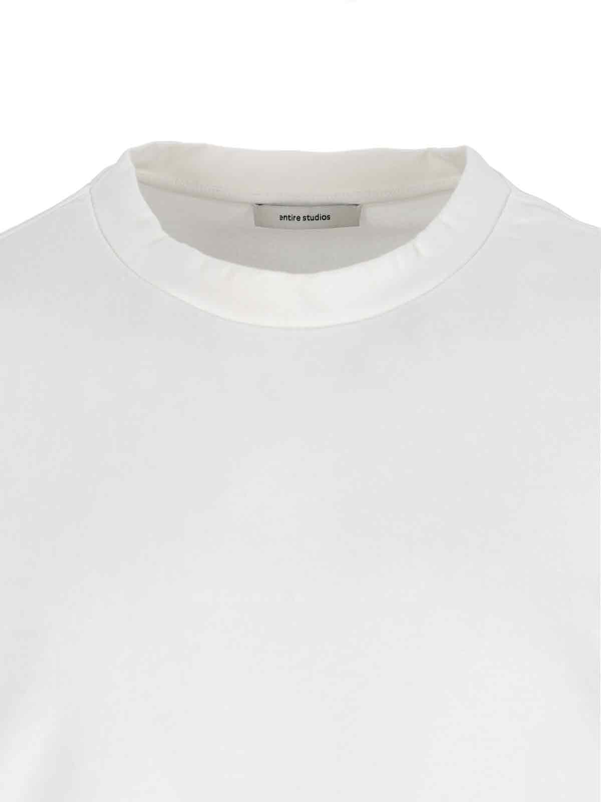 ENTIRE STUDIOS T-shirts and Polos White Organic Cotton