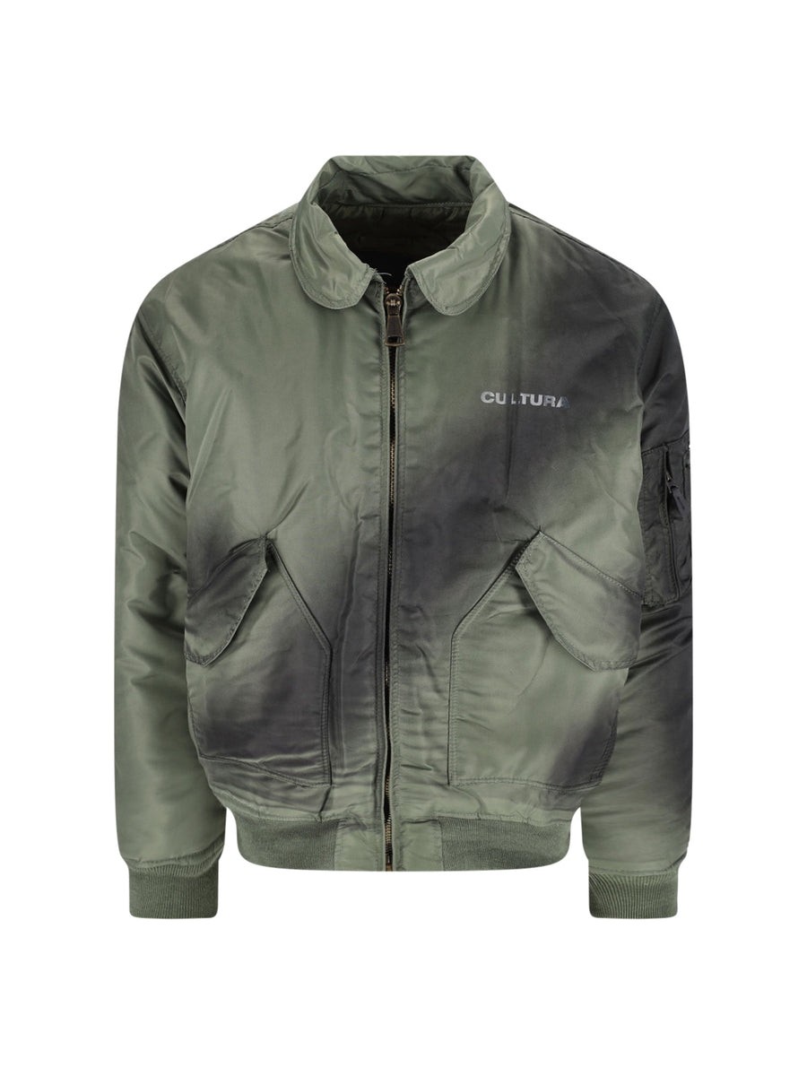 Cultura 100% nylon jacket in green