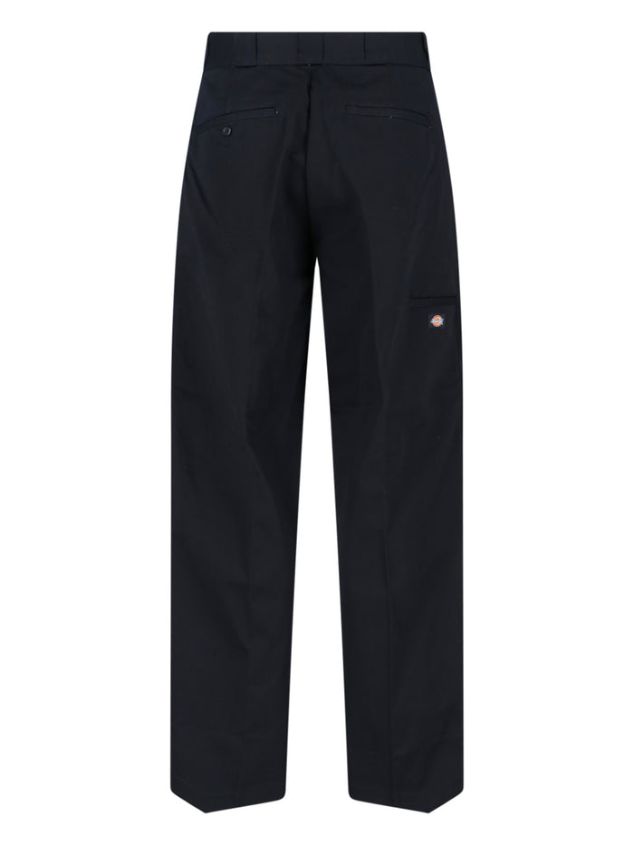 DICKIES Trousers Black Cotton