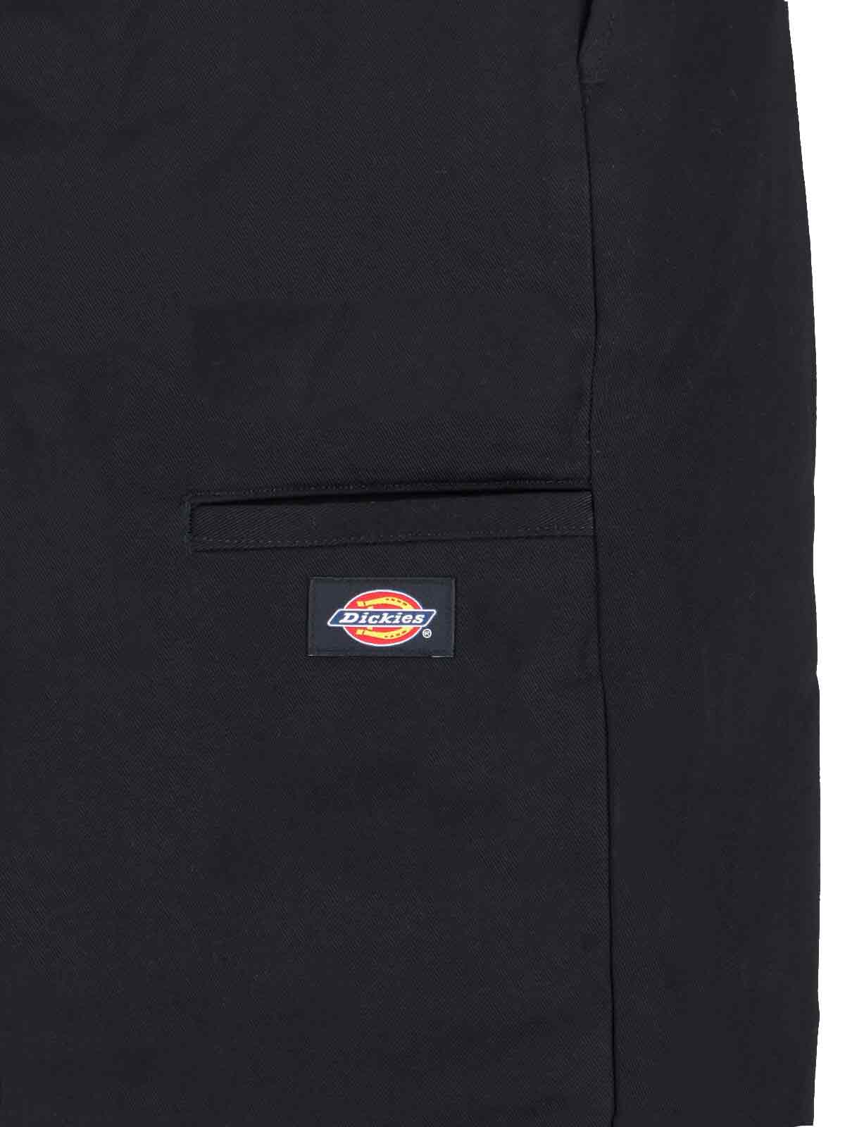 DICKIES Trousers Black Cotton