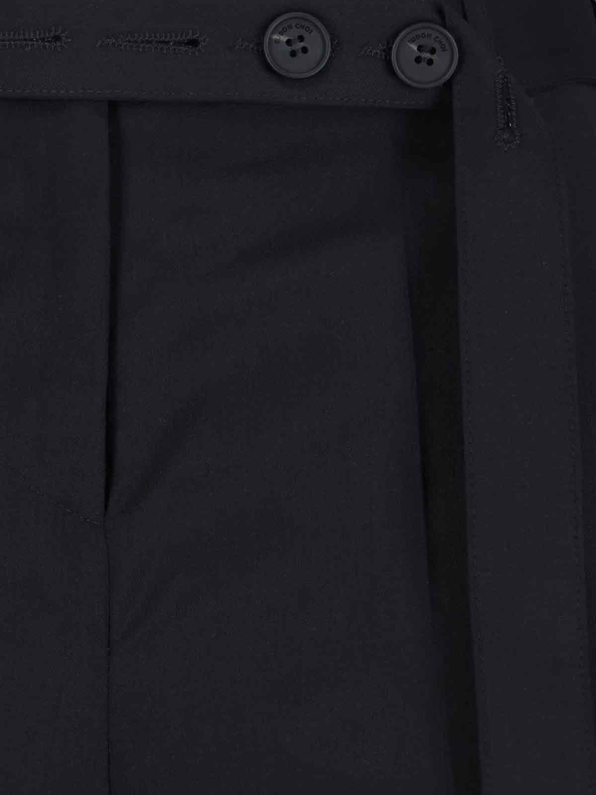 Eudon Choi Trousers Black Virgin Wool