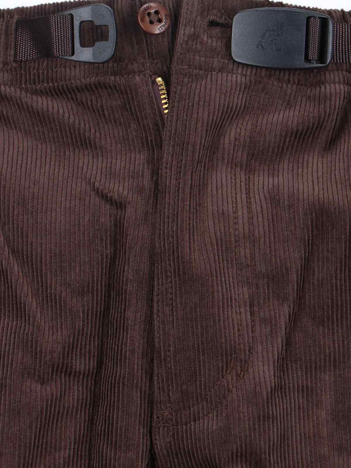 GRAMICCI Trousers Brown Cotton