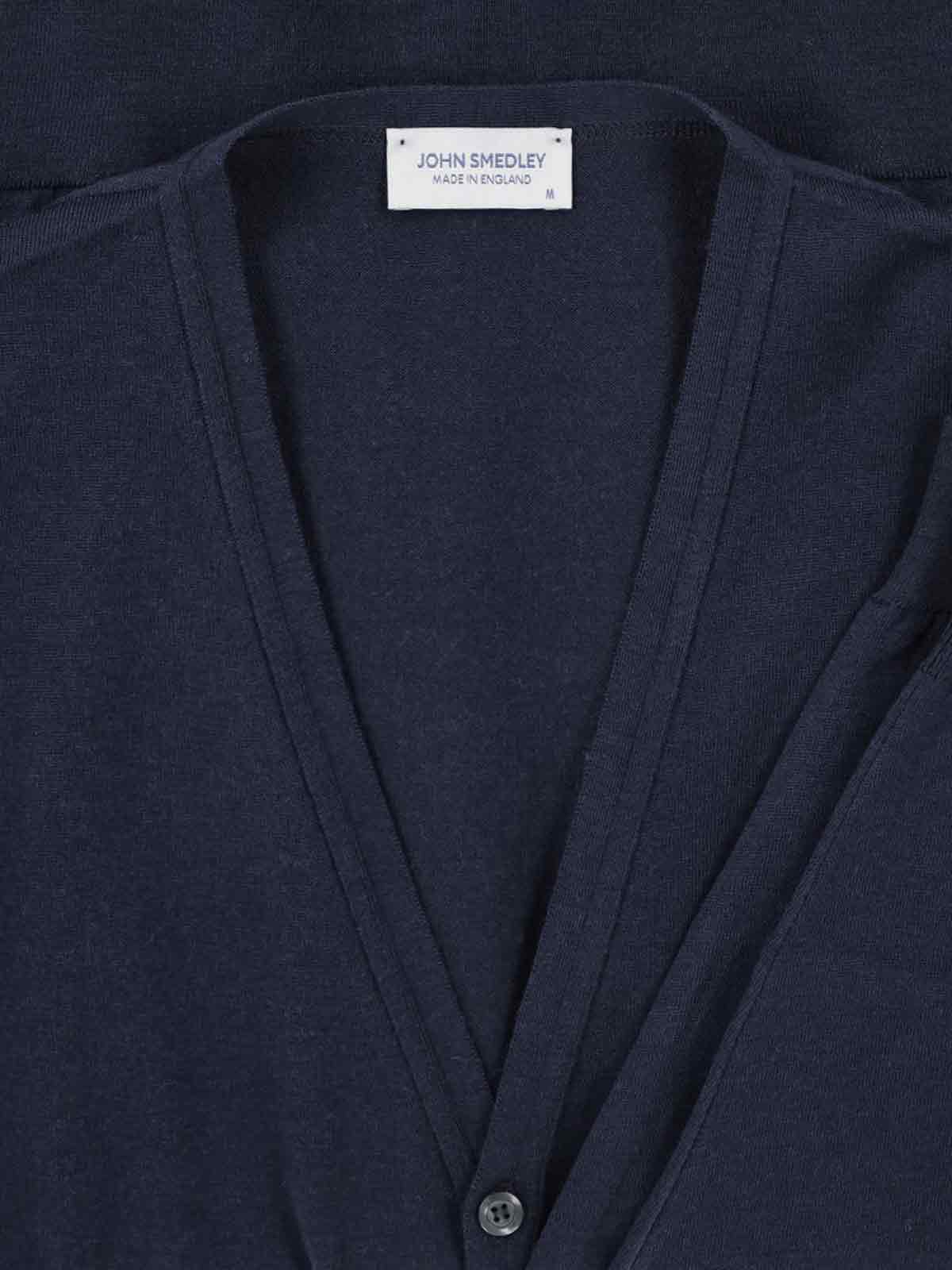John Smedley Sweaters Blue Extrafine Merino Wool