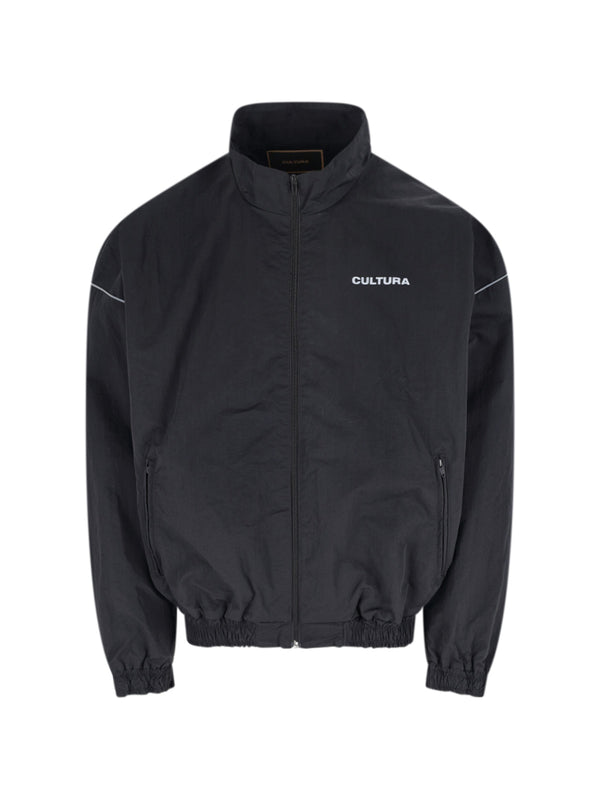 Cultura 100% nylon jacket in black