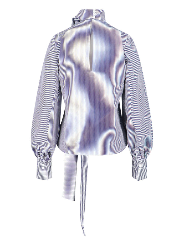 Finamore Shirts Blue Cotton