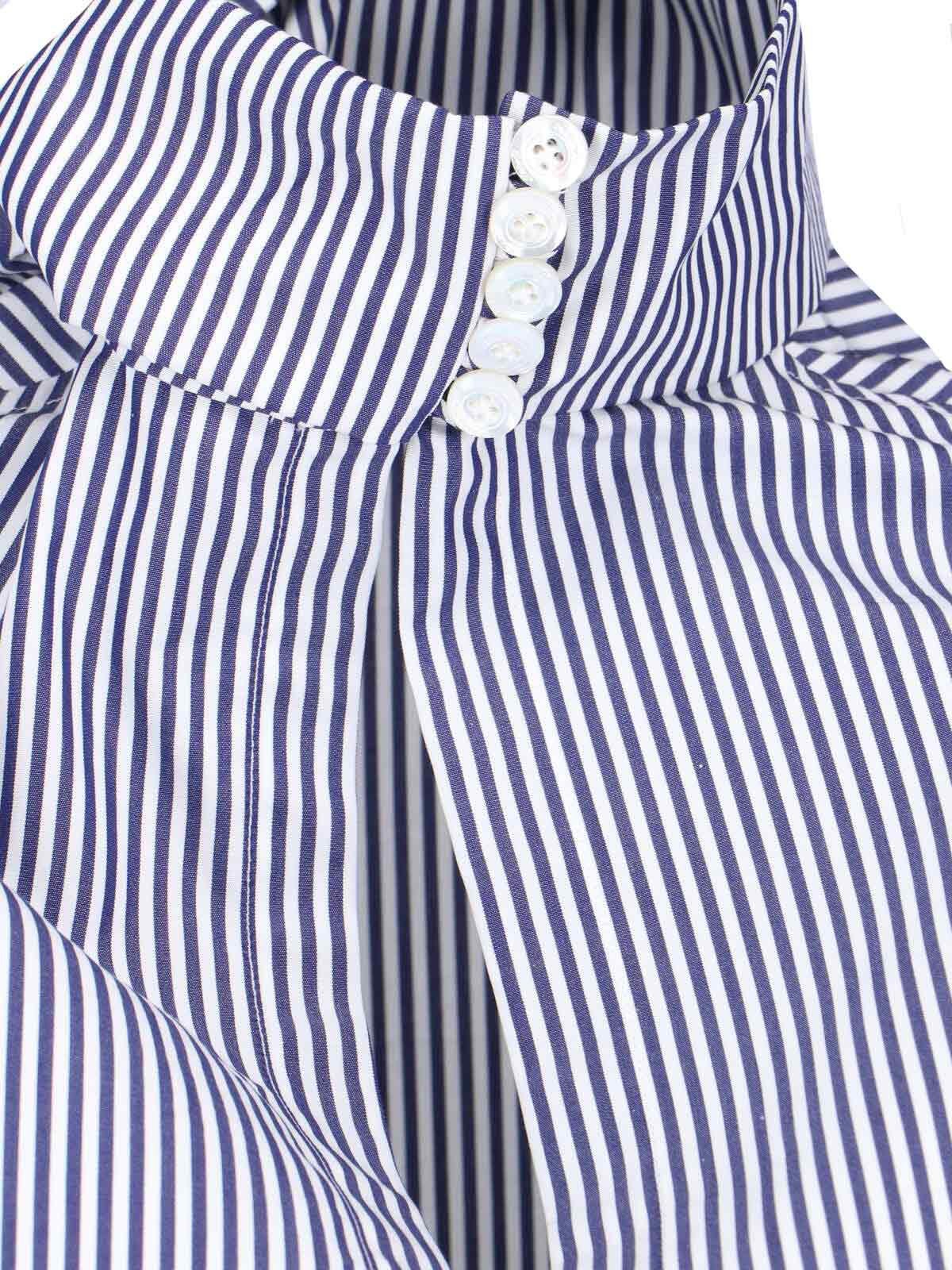 Finamore Shirts Blue Cotton