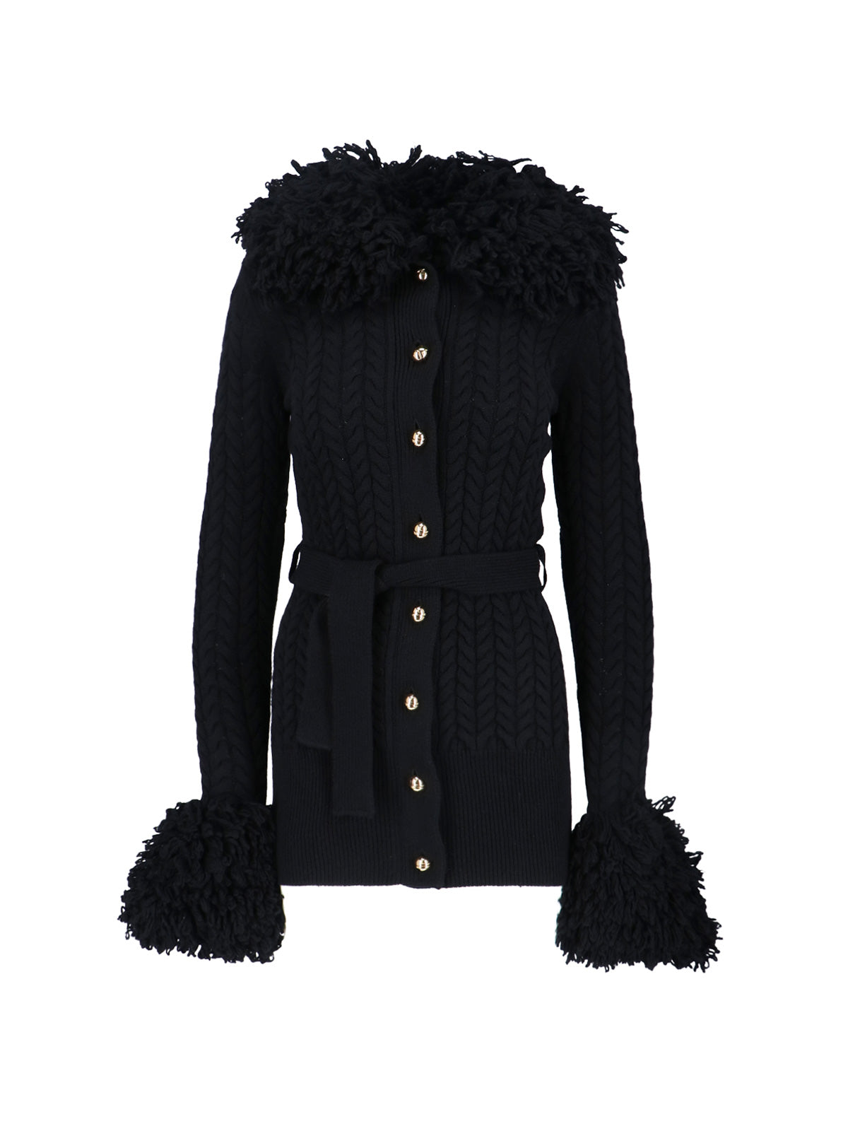 PATOU Sweaters Black Merino Wool
