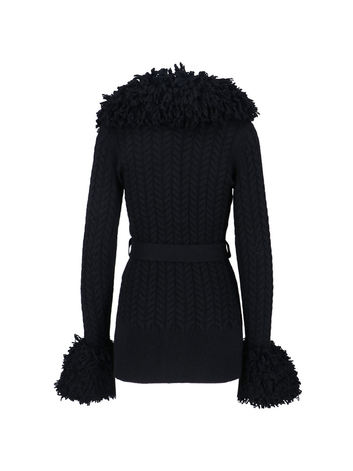 PATOU Sweaters Black Merino Wool