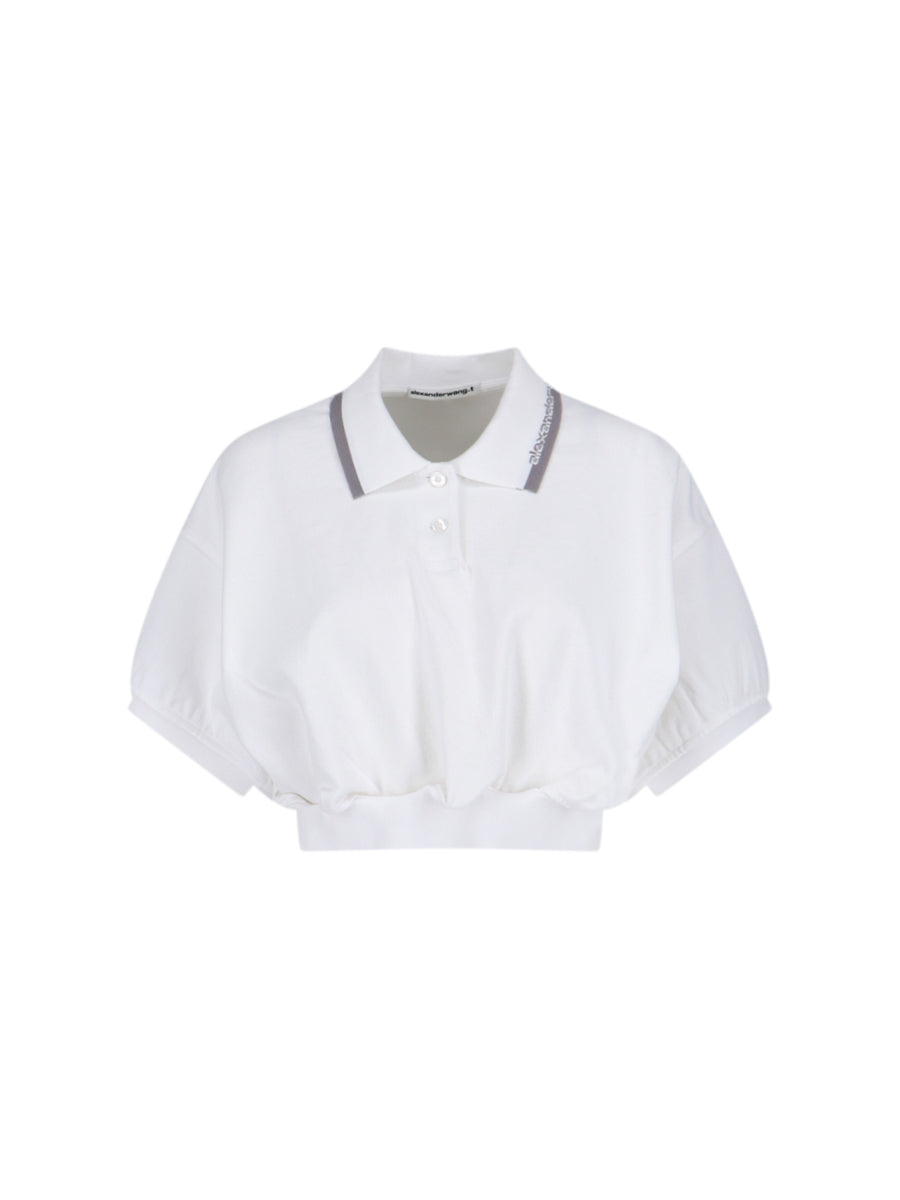 Alexander Wang 100% Cotton polo in white