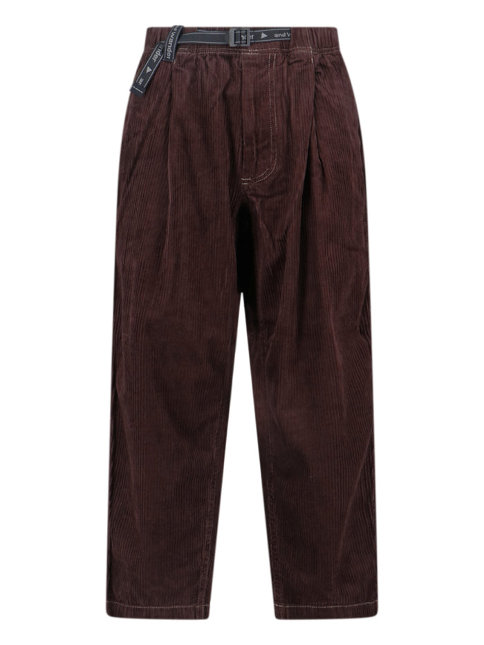 And Wander Trousers Brown Cotton