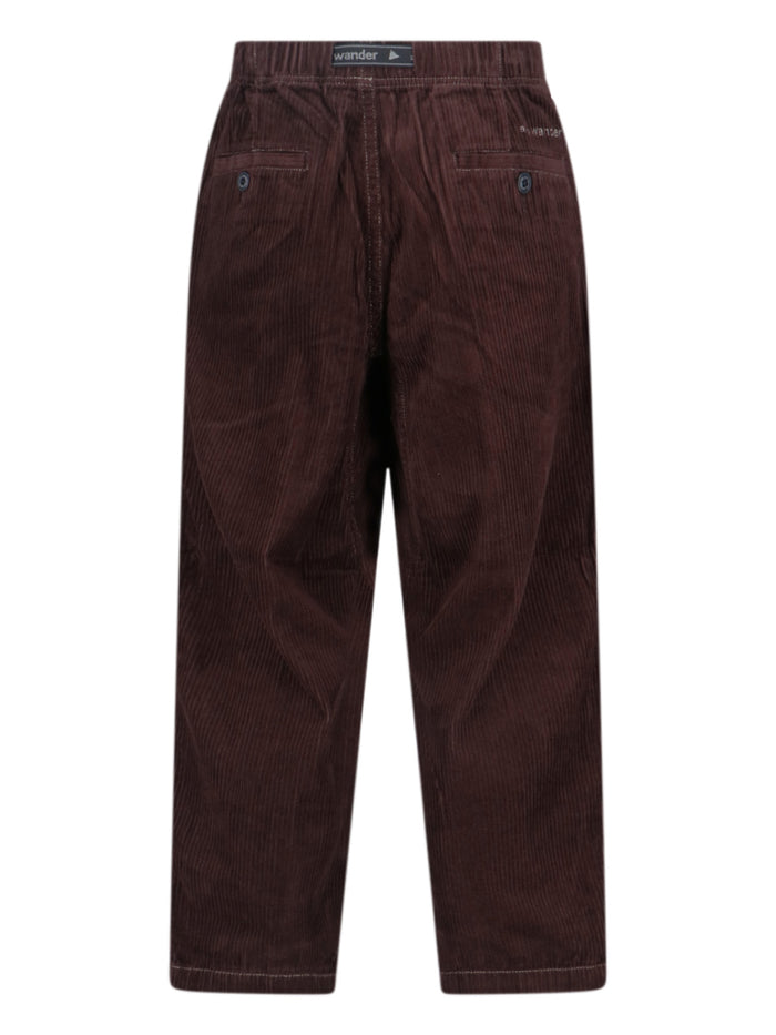And Wander Trousers Brown Cotton