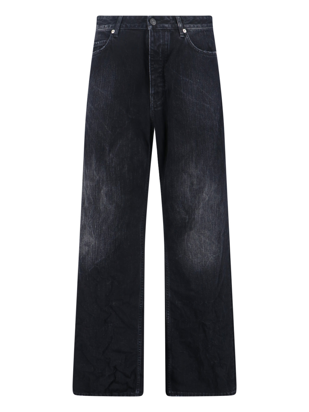 Balenciaga Jeans Black Cotton