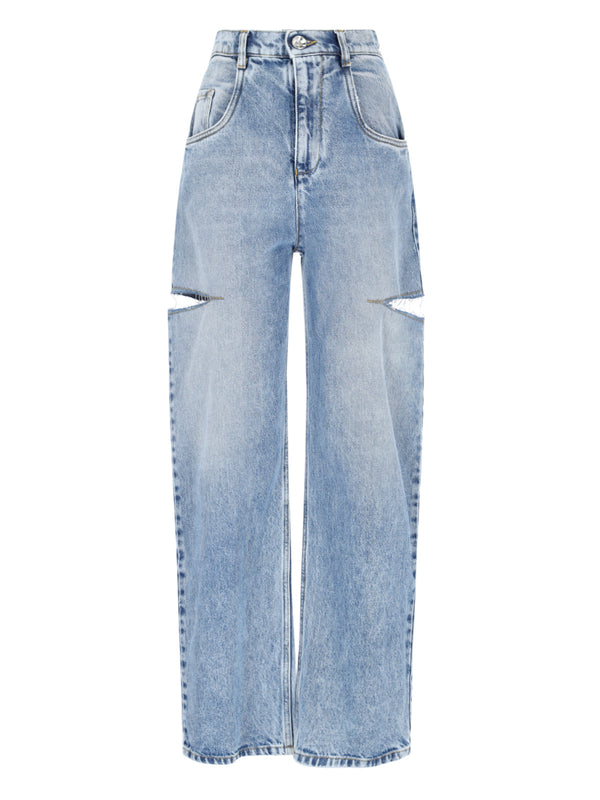 Maison Margiela 100% Cotton jeans in blue