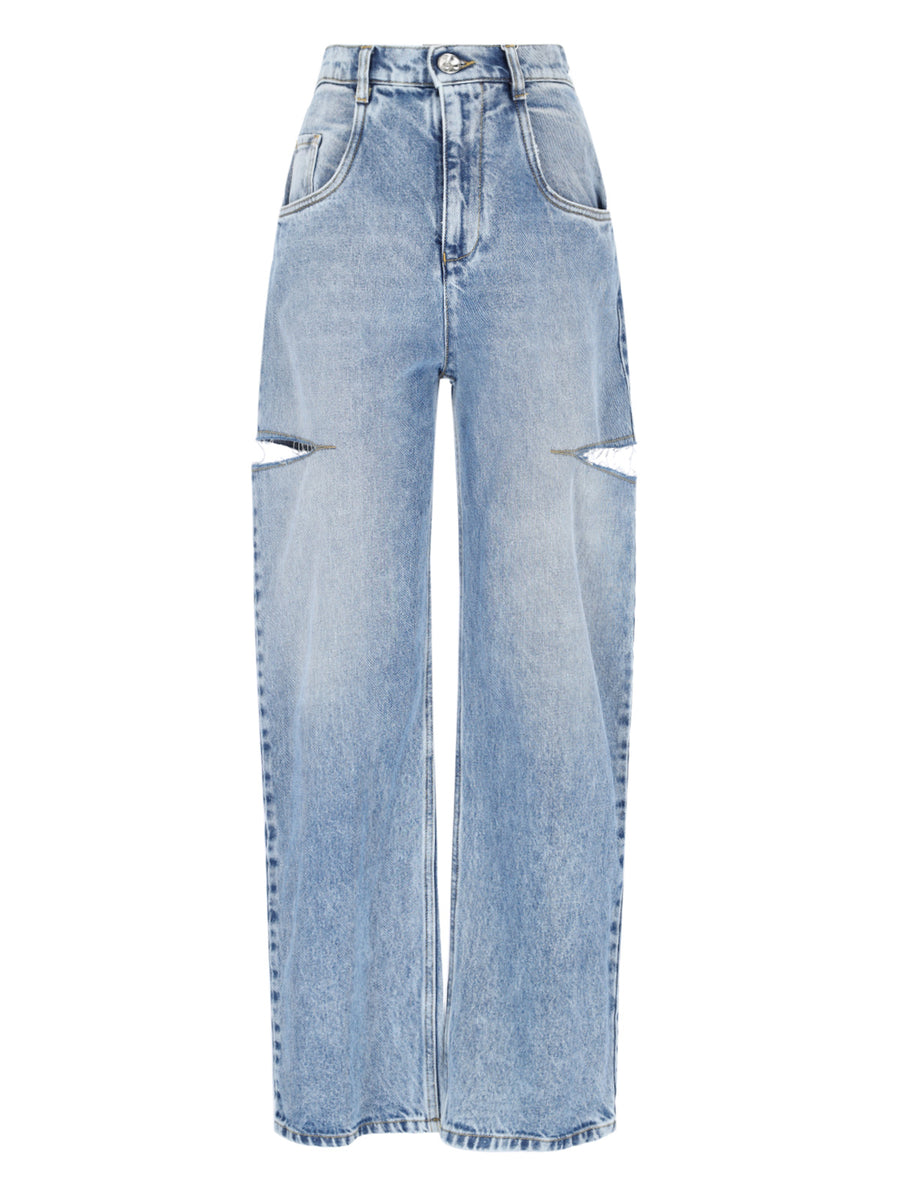 Maison Margiela 100% Cotton jeans in blue