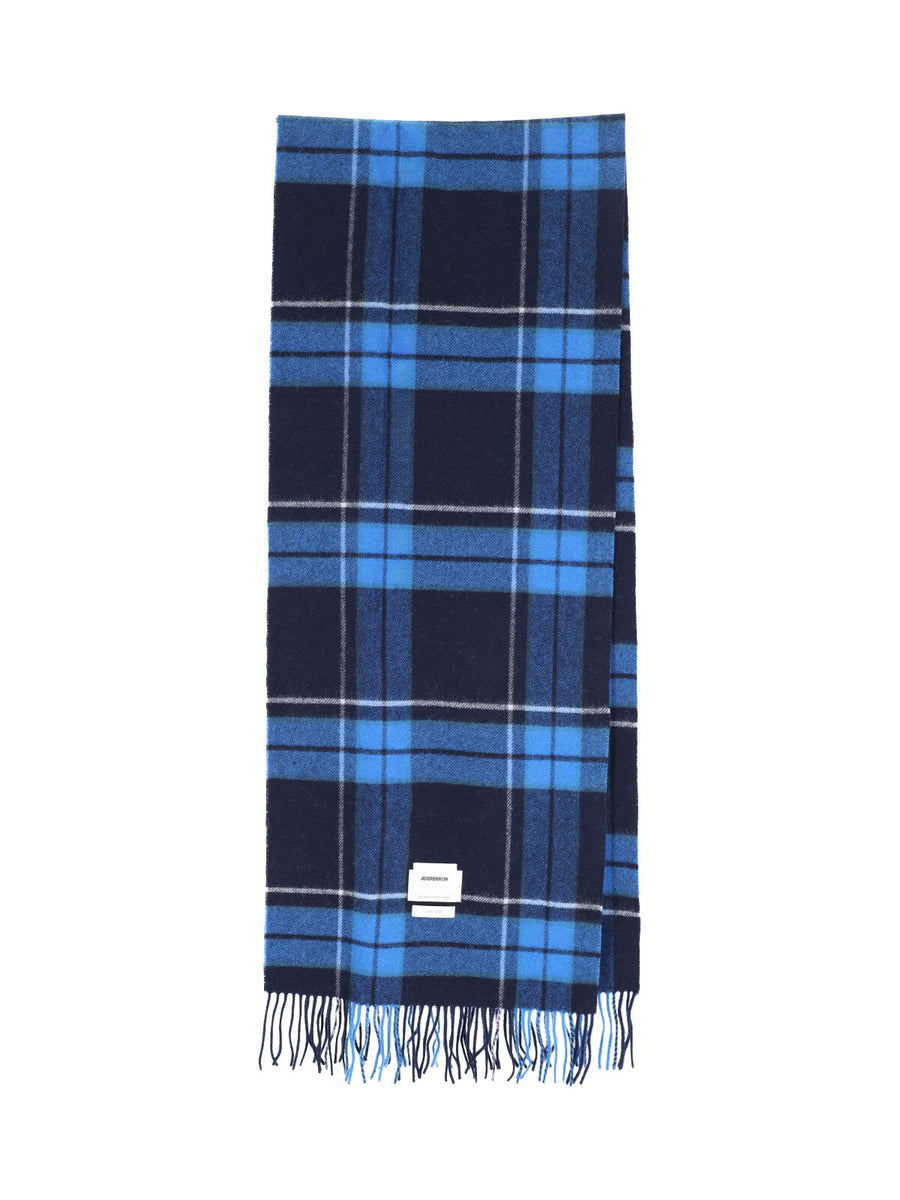Ader Error 100% wool scarf in navy